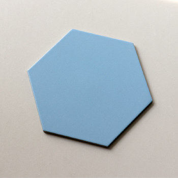 Colored Glaze Kitchen Bathroom Anti-Slip Matte Ceramic Hexagon Mosaic tile